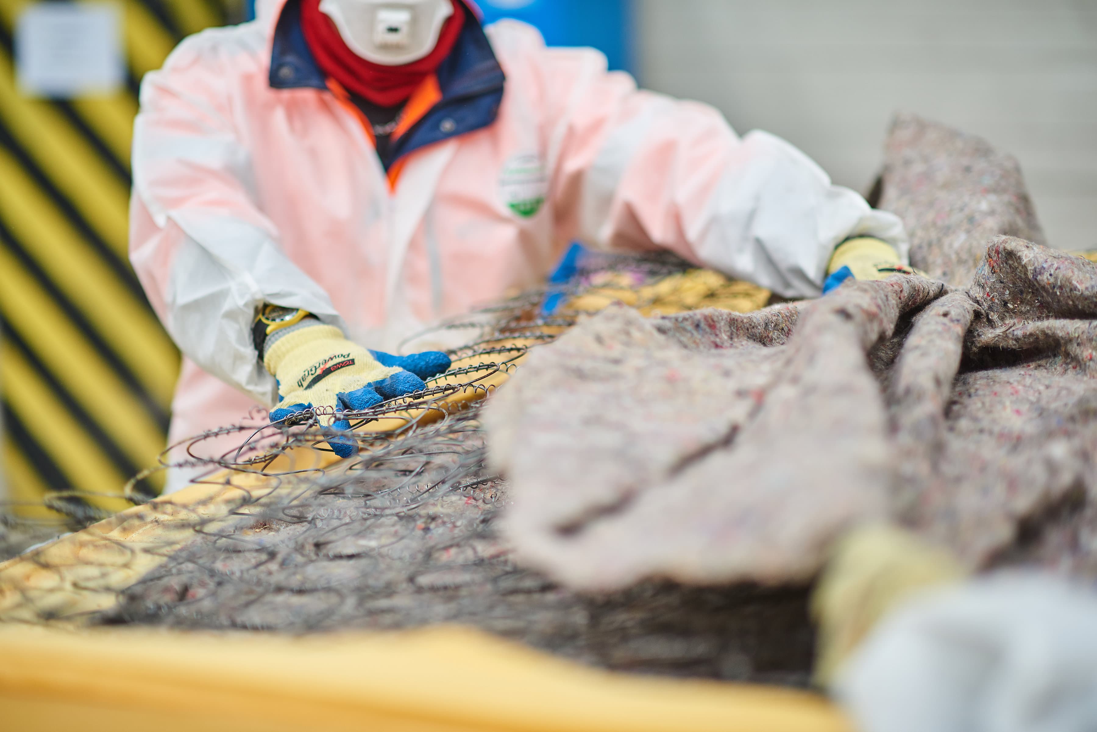 Cas : SUEZ investit depuis 2015 dans le recyclage des matelas usagés