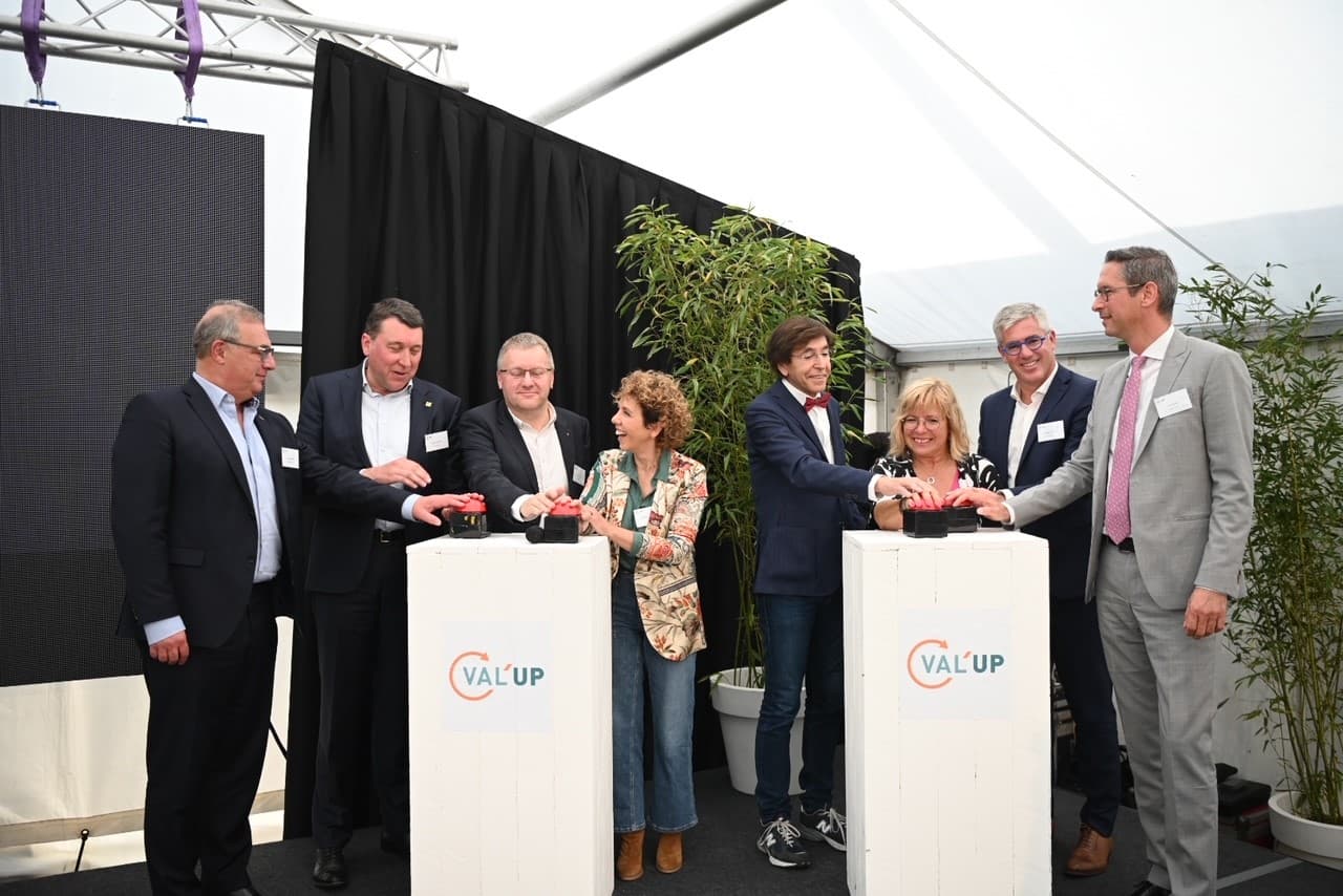 Val'Up opent nieuw PMD-sorteercentrum in Ghlin