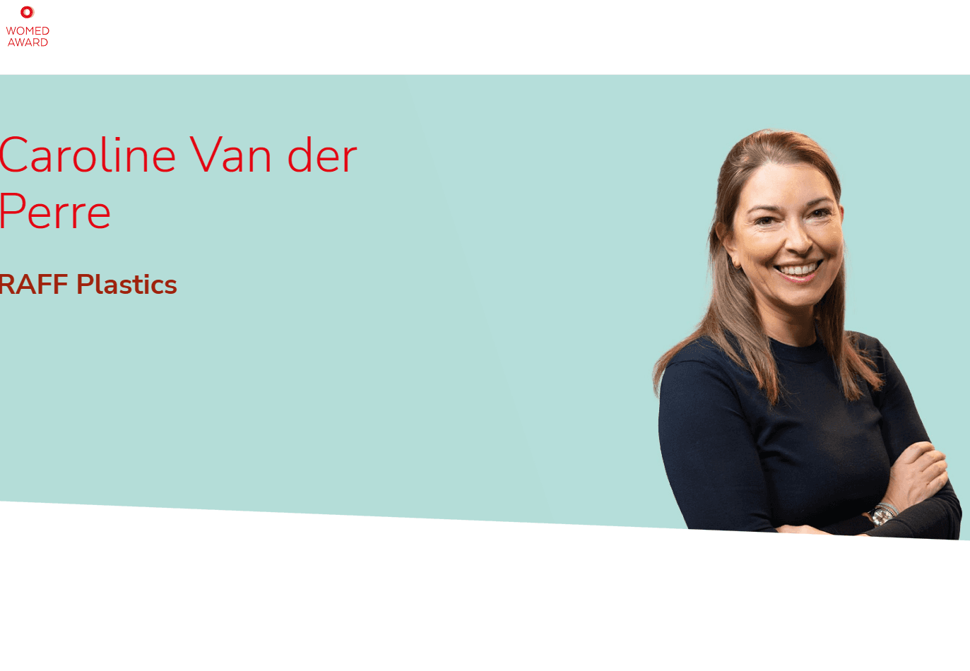 Stem op Denuo-bestuurder Caroline Van der Perre voor de WOMED Award 2022