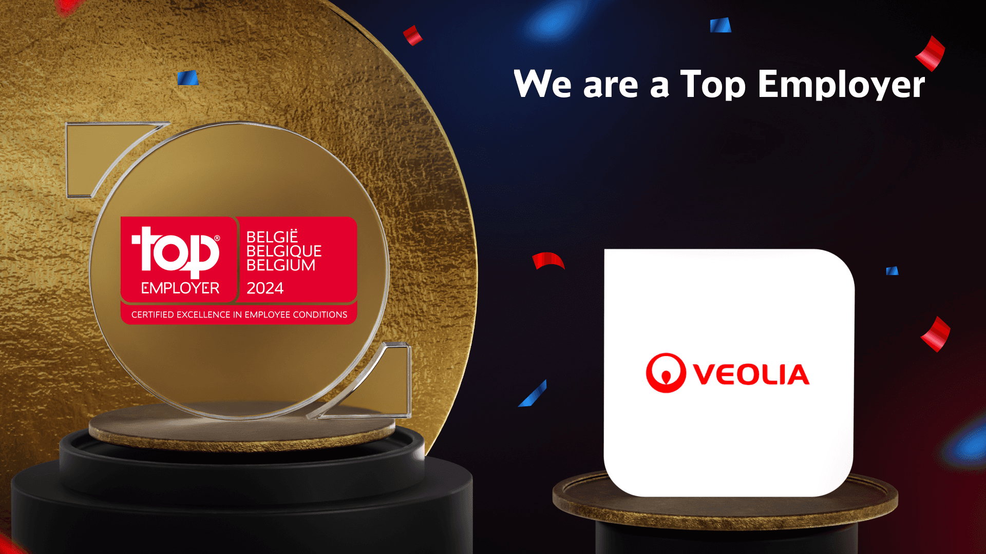 Veolia est certifiée Top Employer 2024 en Belgique