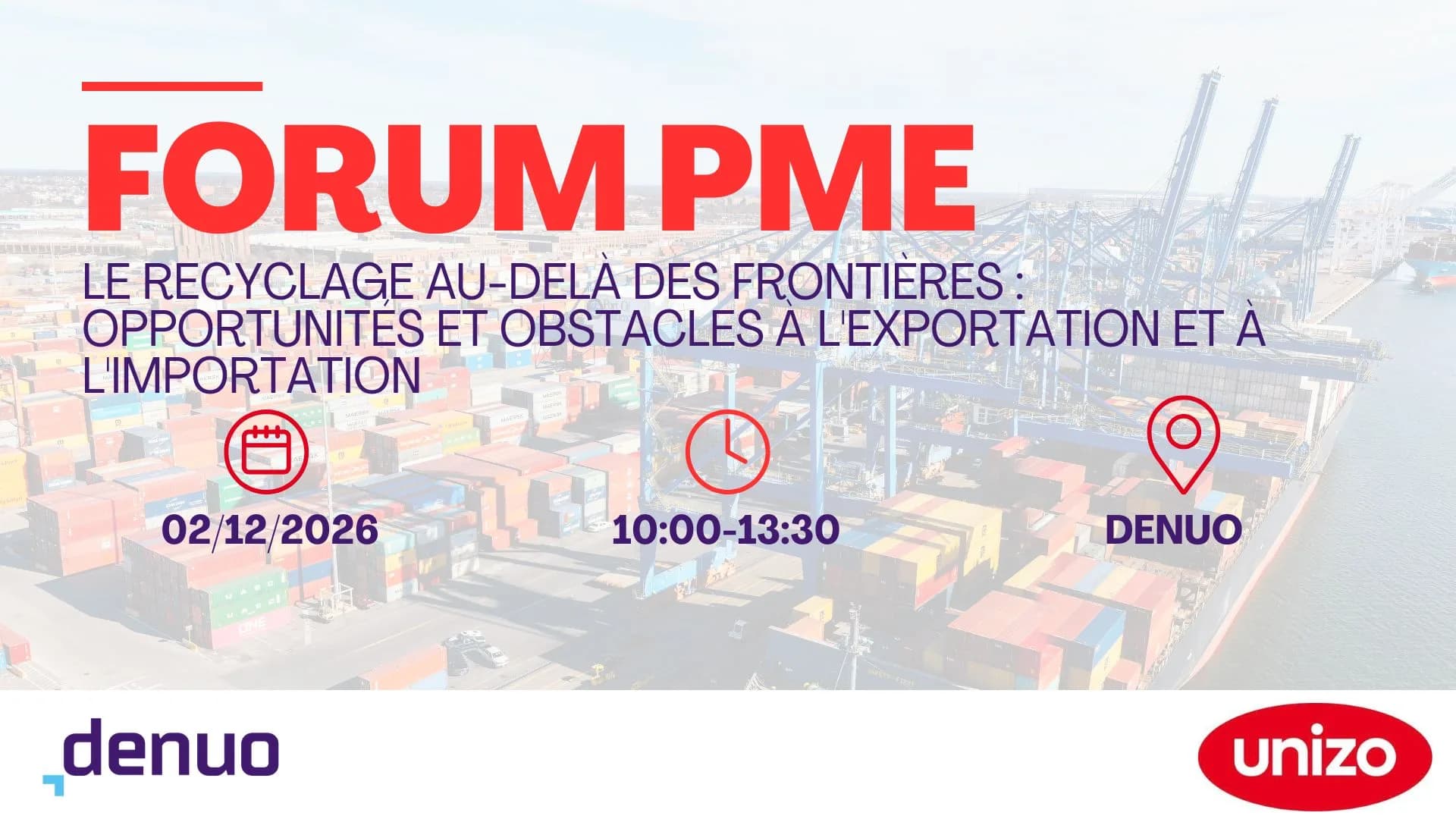 Forum PME : Le recyclage au-delà des frontières : opportunités et obstacles à l'exportation et à l'importation