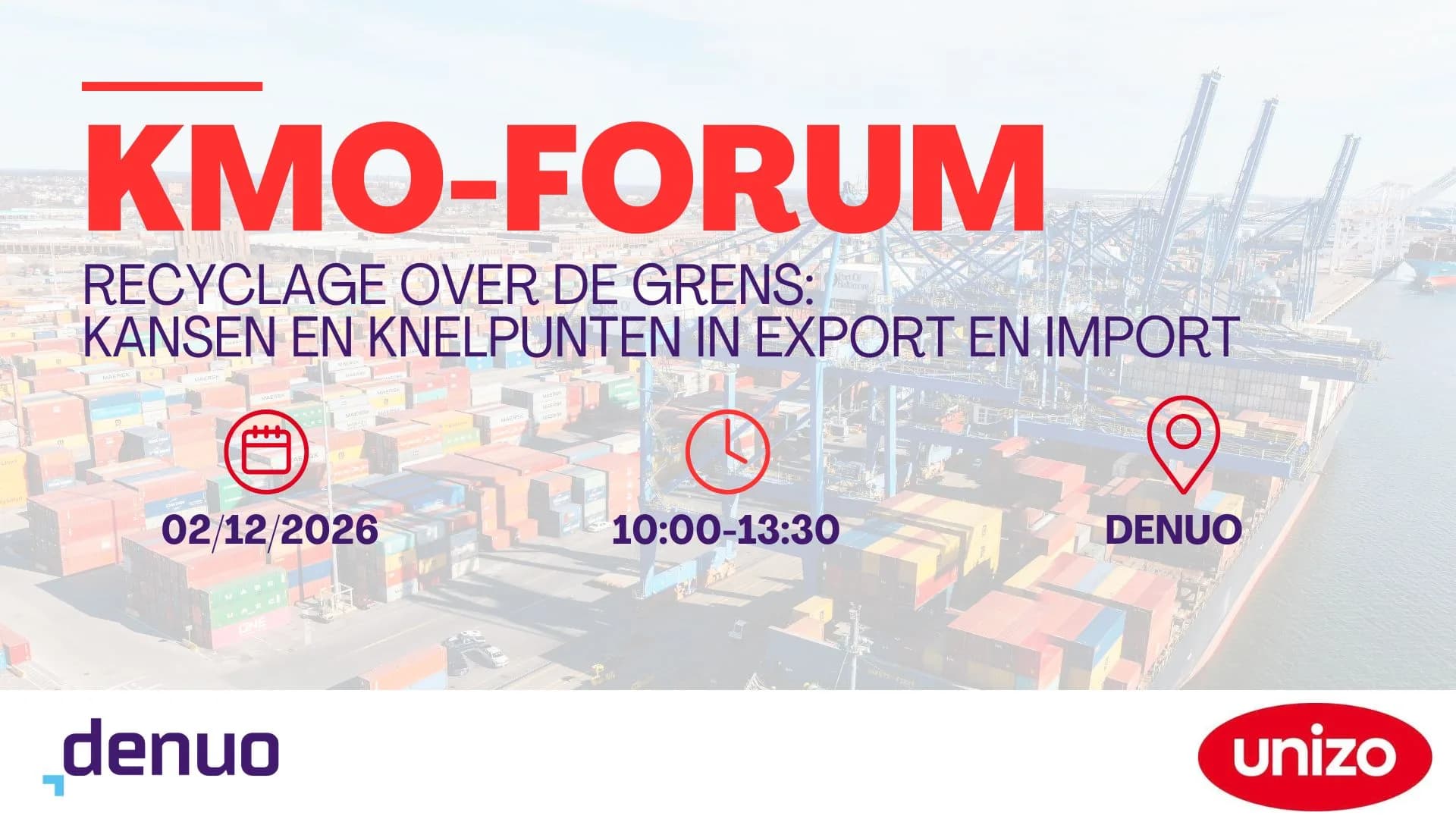 KMO-forum: Recyclage over de grens: kansen en knelpunten in export en import