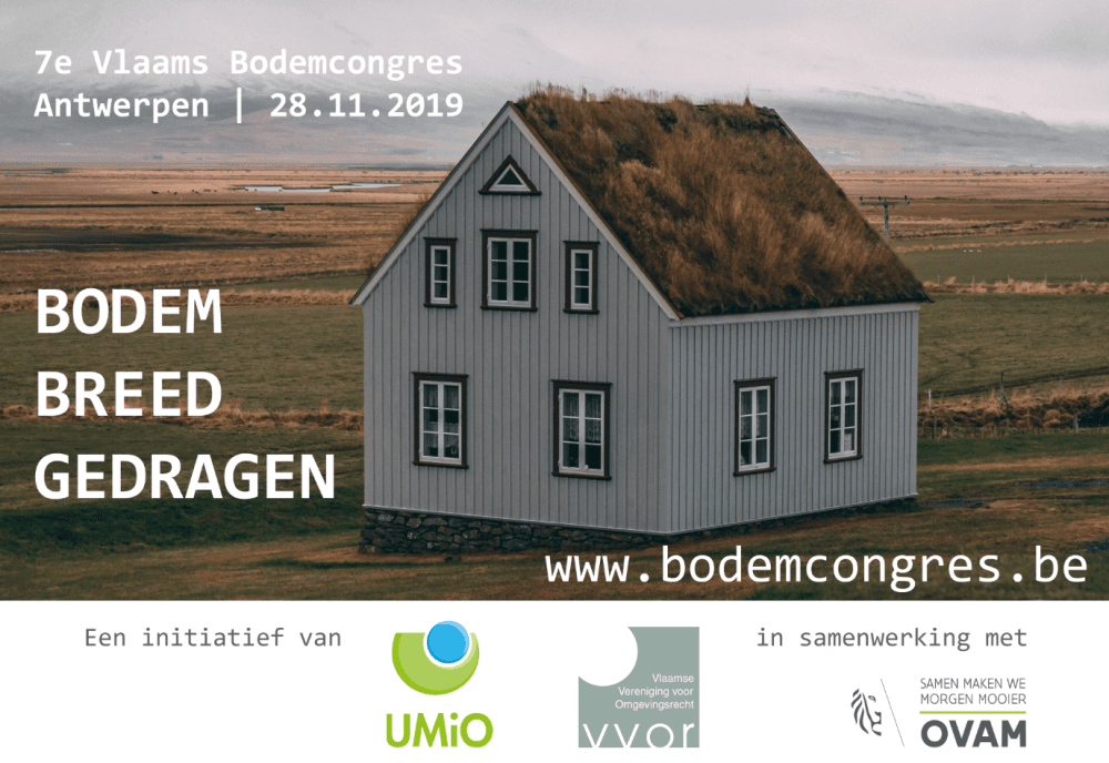 28 novembre 2019: Congrès flamand sur les sols 'Bodem breed gedragen'