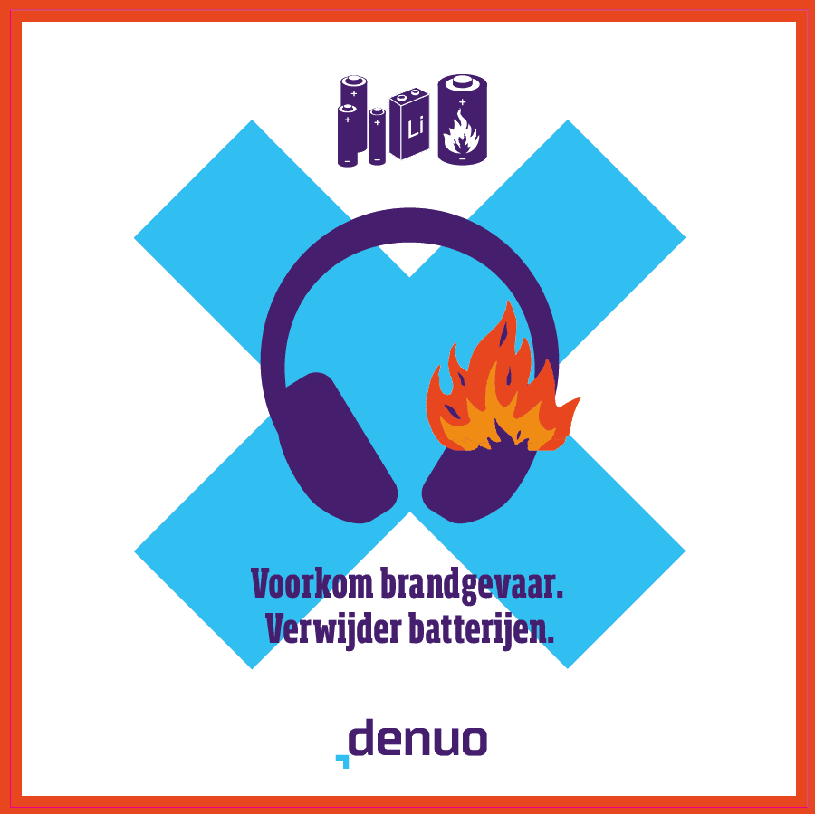 Autocollants sur les risques d'incendies liés aux batteries lithium-ion disponibles aux formats A1 et A2