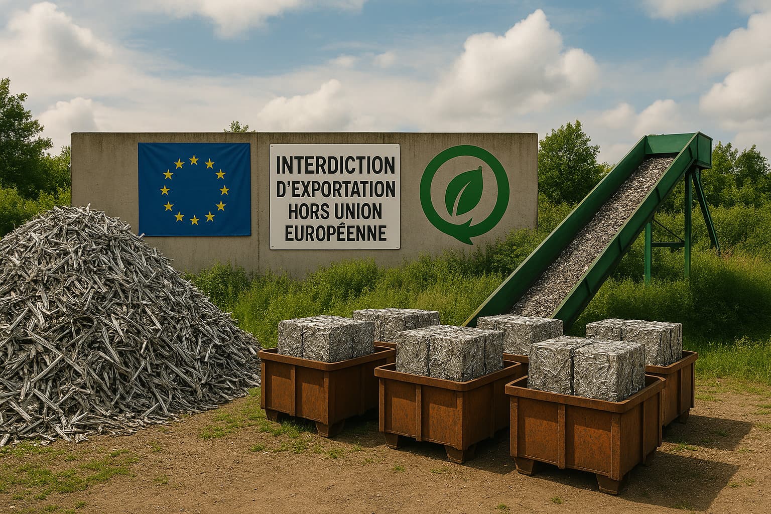 Exportations d'acier et aluminium recyclés hors UE
