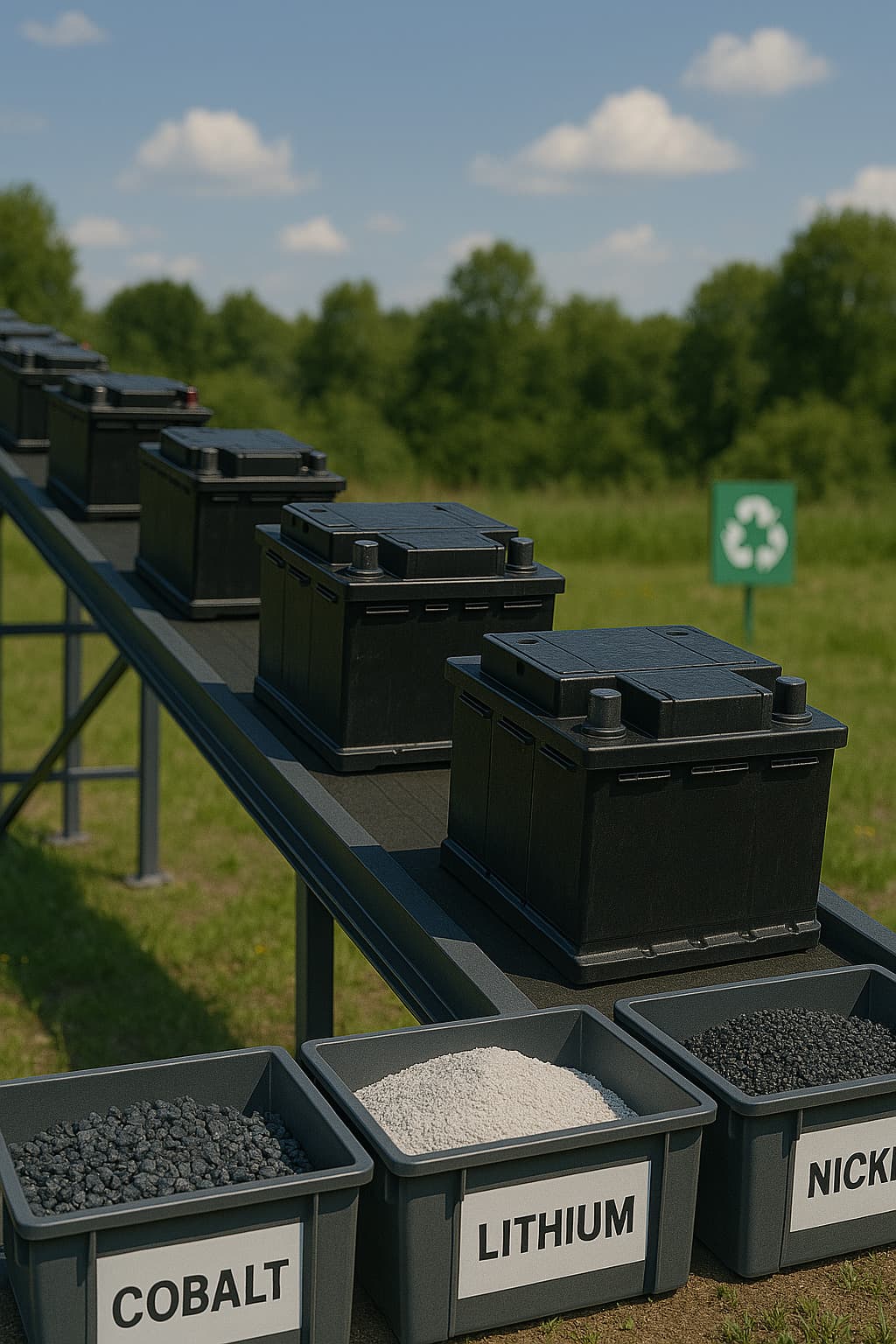 #REACT - Recyclagepercentages voor batterijen berekenen en controleren
