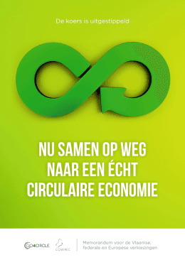 Go4circle et COBEREC ont lancé leur mémorandum dans le cadre des élections régionales, fédérales et européennes
