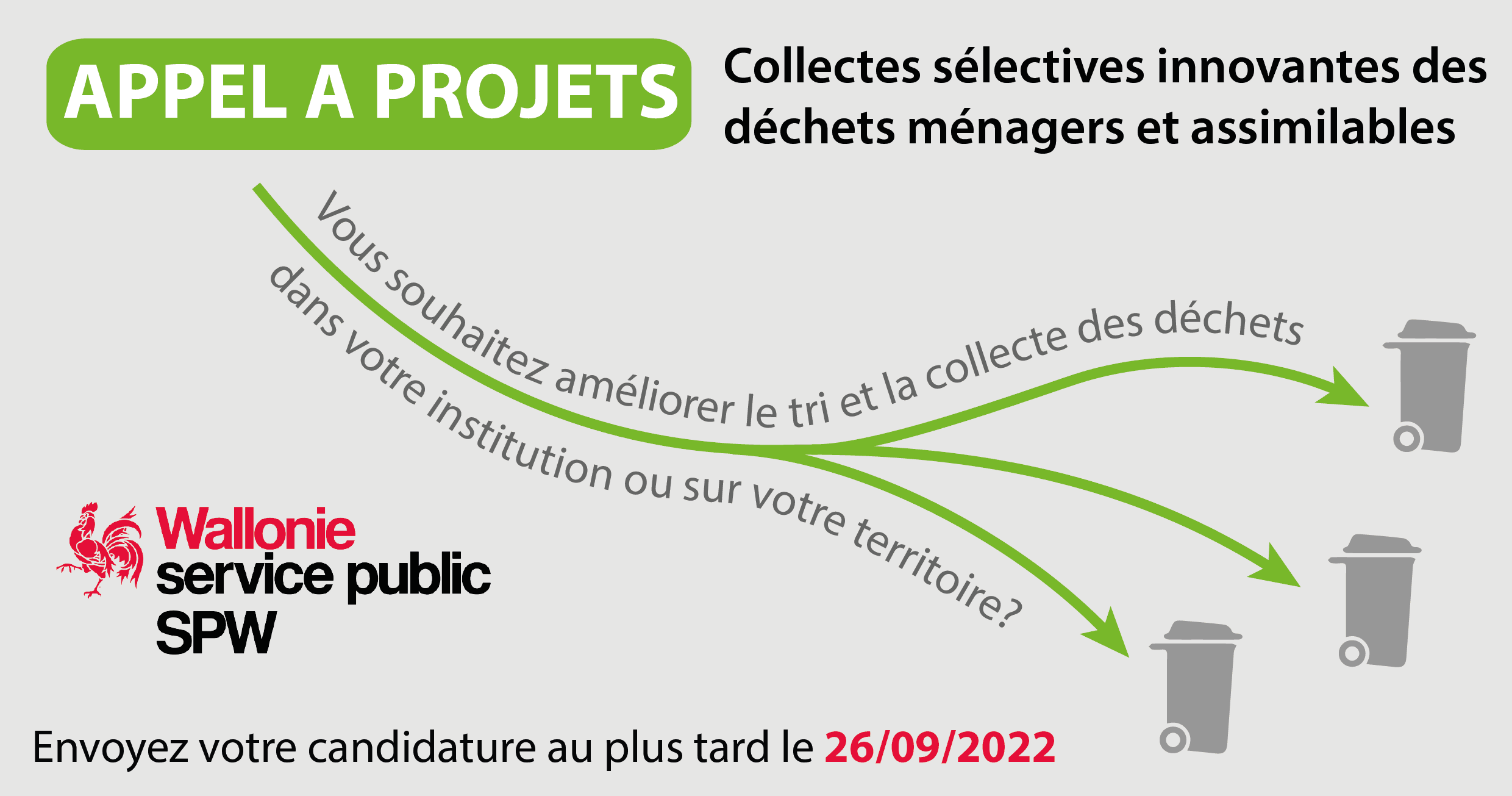 Lancering van de projectoproep: innovatieve selectieve inzamelingen