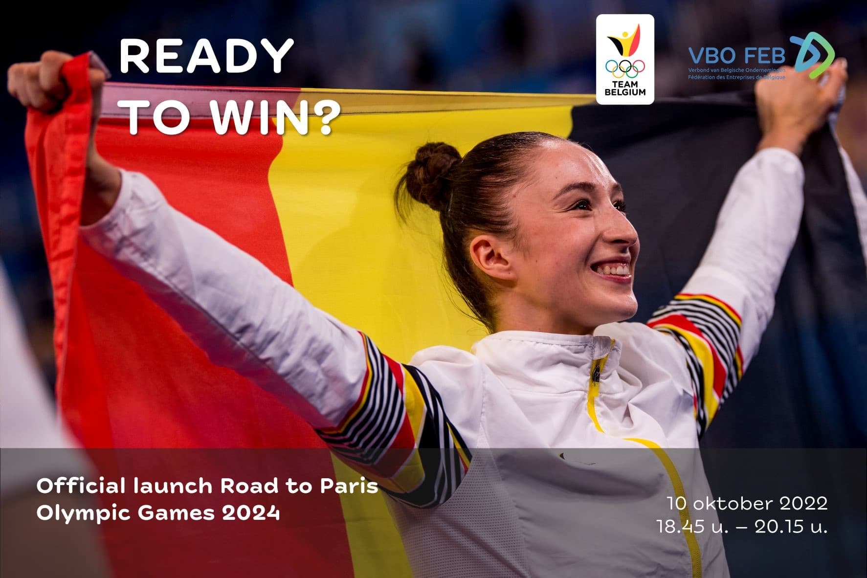 10 oktober 2022: VBO zoekt sponsors voor Belgisch Olympisch Team 2024