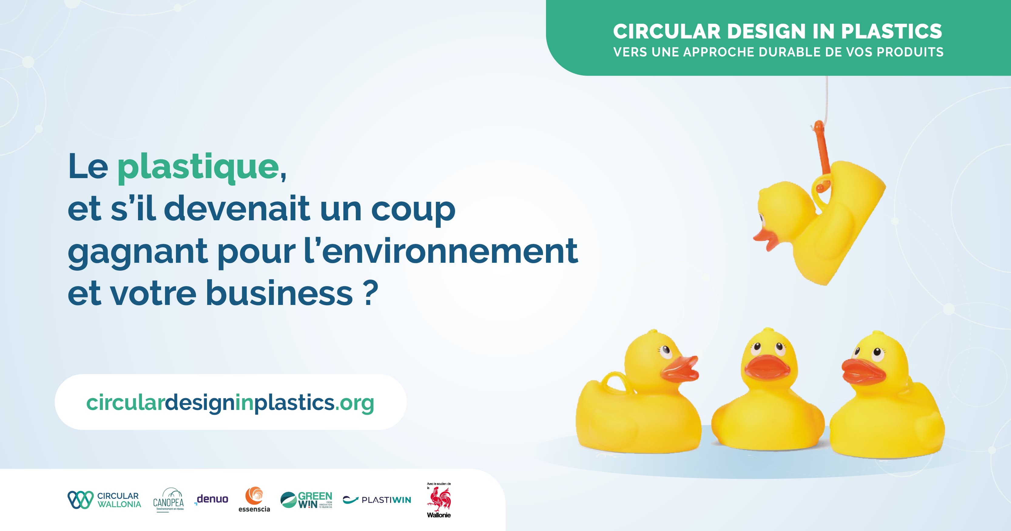 Circular Design in Plastics : jusqu’à 30.000 euros de subsides pour des projets d'éco-conception